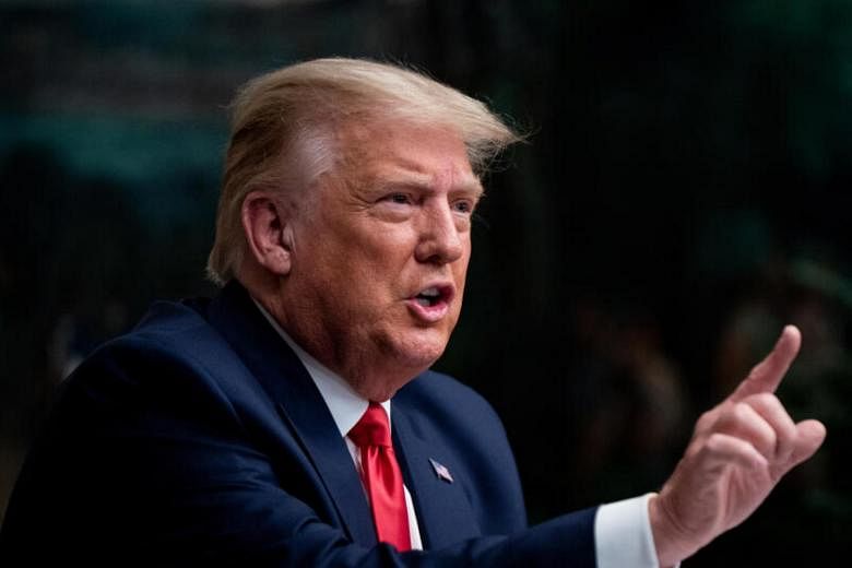 Trump, dalam video dari Gedung Putih, menyampaikan kecaman selama 46 menit tentang pemilihan yang ‘dicurangi’